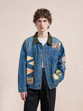 Load image into Gallery viewer, Denim Patchwork Jacket