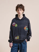 Load image into Gallery viewer, Distressed Patch Hoodie