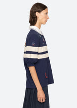 Load image into Gallery viewer, Claira Emb Rugby Shirt