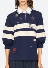 Load image into Gallery viewer, Claira Emb Rugby Shirt