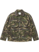 Load image into Gallery viewer, Camouflage Twill Utility Cargo Jacket
