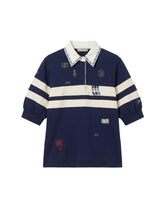 Load image into Gallery viewer, Claira Emb Rugby Shirt