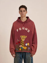Load image into Gallery viewer, Embroidered Wildlife Hoodie