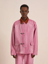 Load image into Gallery viewer, Washed Fireman Clasp Workshop Jacket