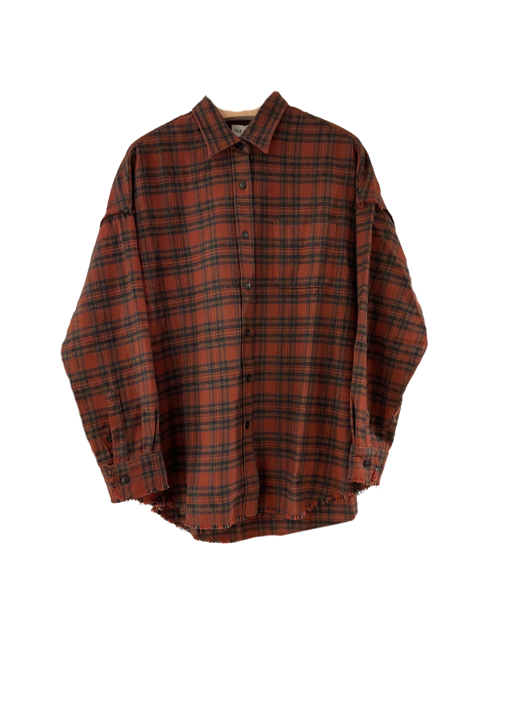 Baggy flannel shirt