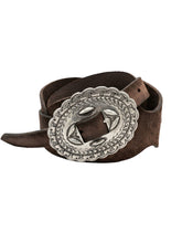Load image into Gallery viewer, Belt with buckles and blue stone
