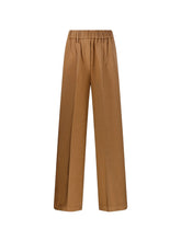 Load image into Gallery viewer, Cotton Popeline Straight Leg Elasticated Pants
