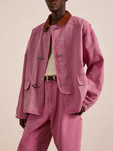 Load image into Gallery viewer, Washed Fireman Clasp Workshop Jacket
