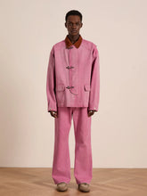 Load image into Gallery viewer, Washed Fireman Clasp Workshop Jacket
