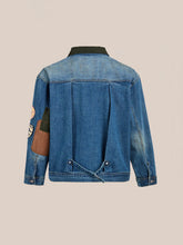 Load image into Gallery viewer, Denim Patchwork Jacket
