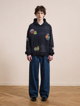 Load image into Gallery viewer, Distressed Patch Hoodie
