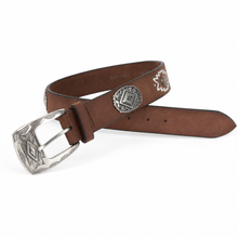 Load image into Gallery viewer, Silver Buckle Belt
