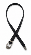 Load image into Gallery viewer, Black Braided Belt
