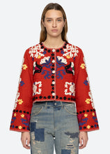 Load image into Gallery viewer, Catrine applique Jacket
