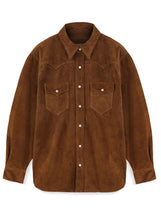 Load image into Gallery viewer, Linda suede shirt

