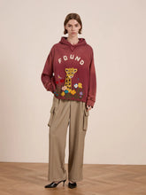 Load image into Gallery viewer, Embroidered Wildlife Hoodie
