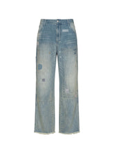 Load image into Gallery viewer, Claira Emb Mended Jeans

