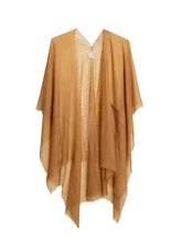 Load image into Gallery viewer, Woven Semi-Felted Plain Cape
