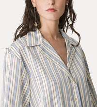 Load image into Gallery viewer, Pinstriped Half Sleeves Shirts
