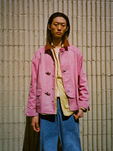 Load image into Gallery viewer, Washed Fireman Clasp Workshop Jacket
