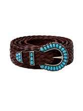Load image into Gallery viewer, Leather Braided Belt
