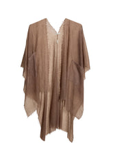 Load image into Gallery viewer, Woven Semi-Felted Plain Cape
