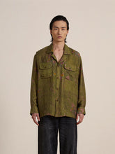 Load image into Gallery viewer, Floral Moss LS Camp
